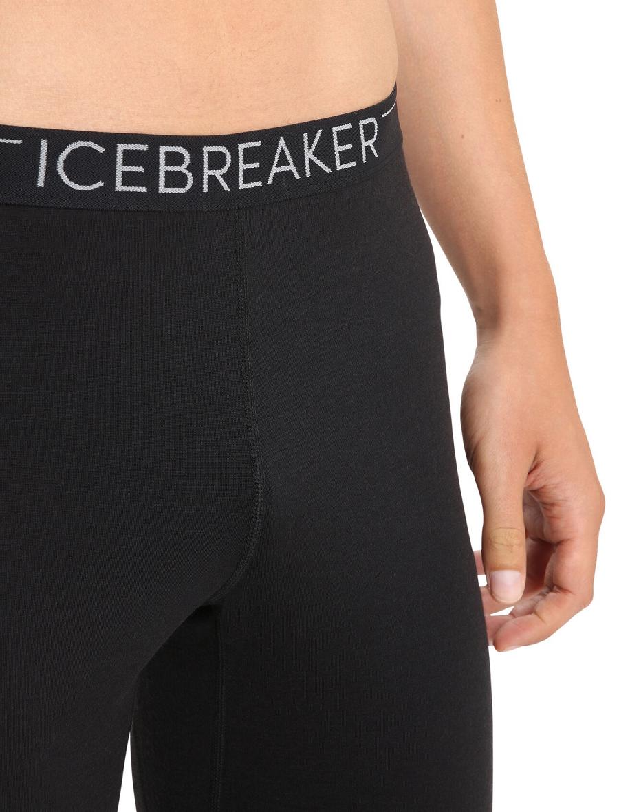 Icebreaker Merino 200 Oasis Thermal Miesten Shortsit Mustat | FI 1111VRWD